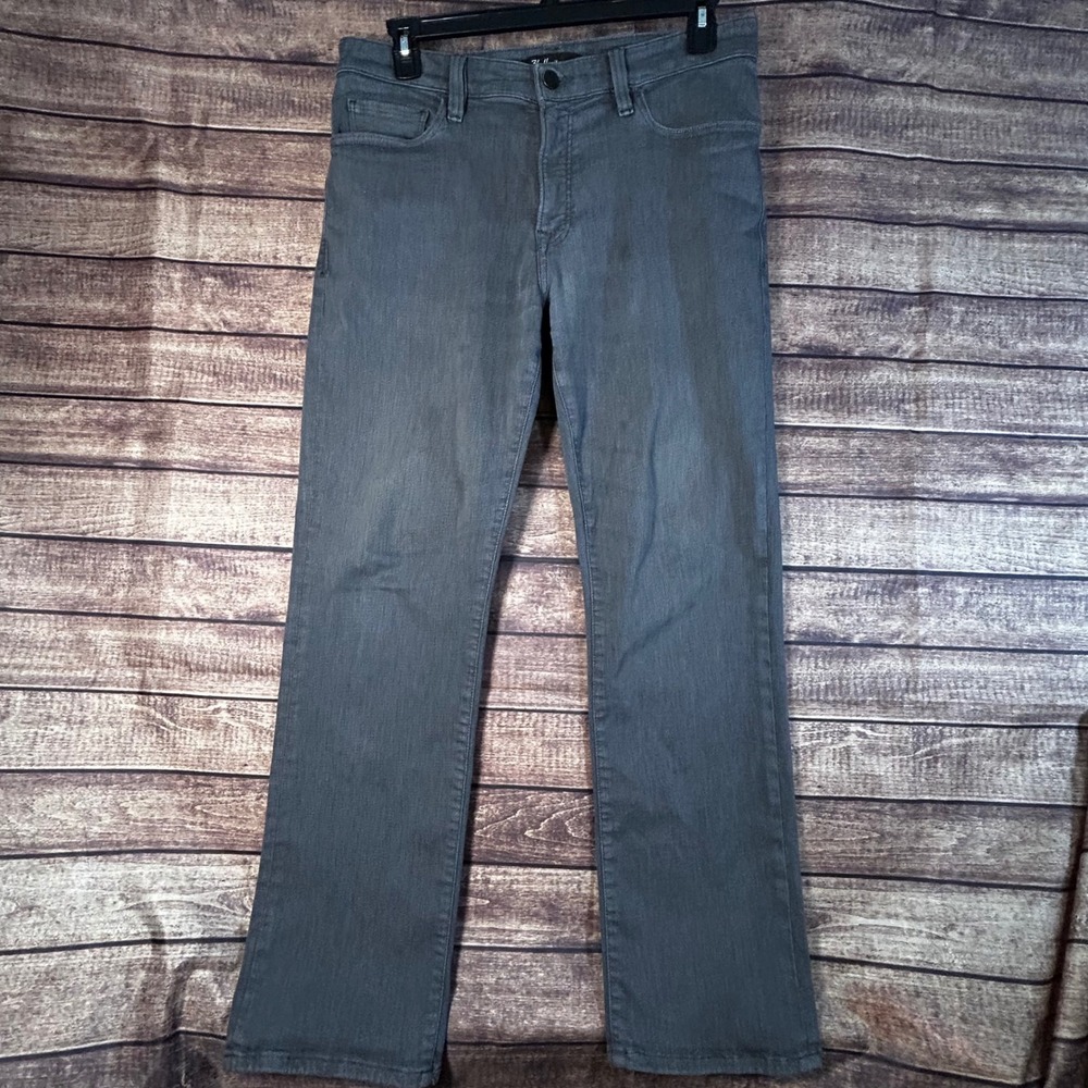 34 Heritage Charisma Comfort Rise Classic Straight Leg Jeans Gray 35x32